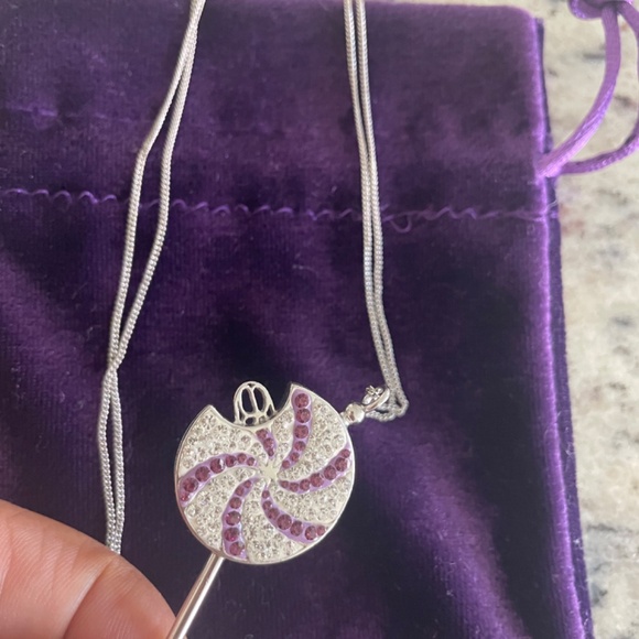 SIMONE I SMITH Sweet Touch Of Hope Purple Platinum Sterling Peppermint L… - Picture 5 of 6